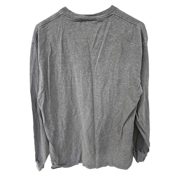 Champion Sz Lrg Mens Gray Harvard Long Sleeve Shirt - Picture 4 of 7